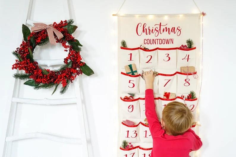 Blank Hanging Advent Calendar - now Available - Warwick Screenprinting and Embroidery