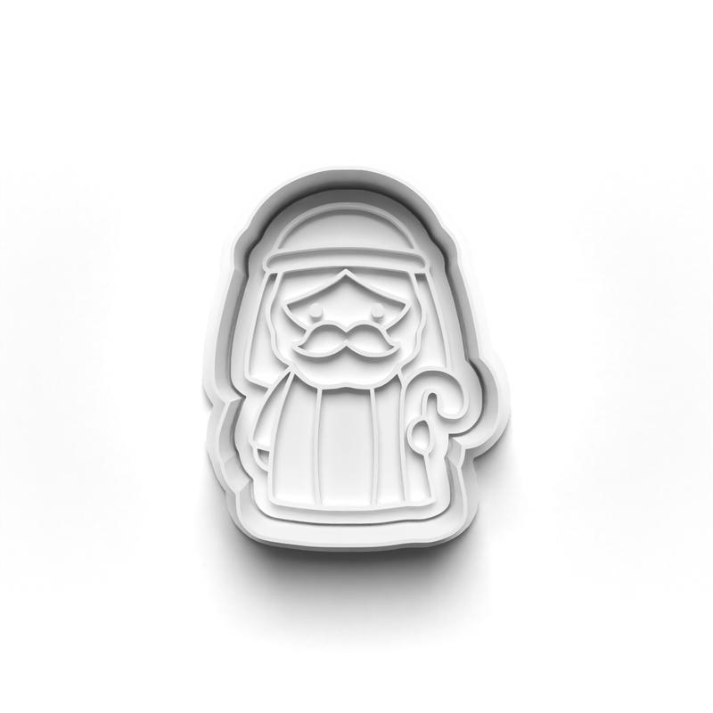 Christmas Nativity cookie cutter and fondant stamp