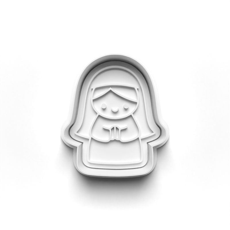 Christmas Nativity cookie cutter and fondant stamp