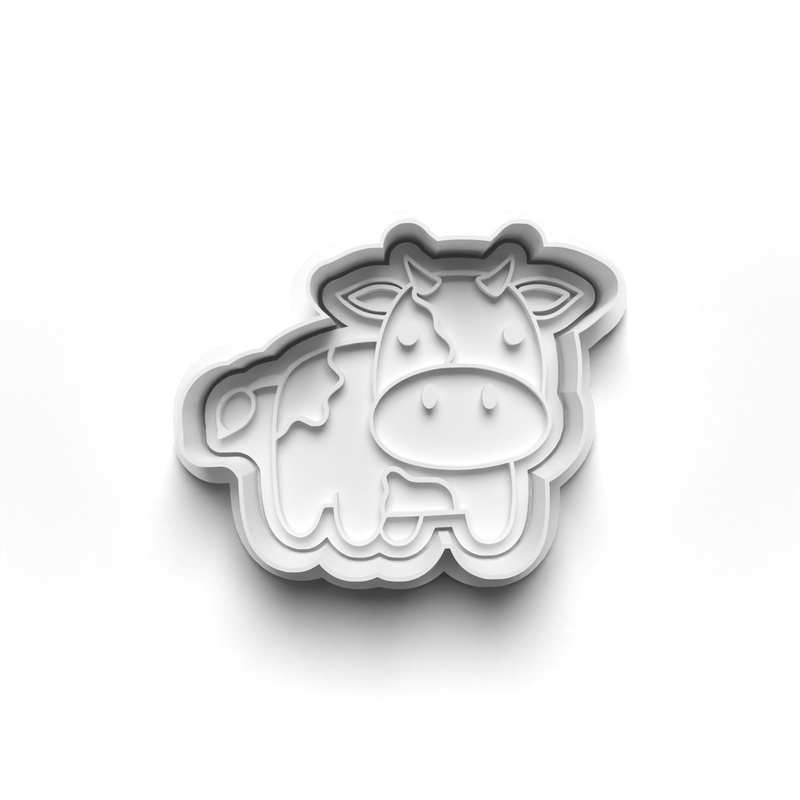 Zoo Animal & Farm Animal Cookie Cutters And Fondant Stamp