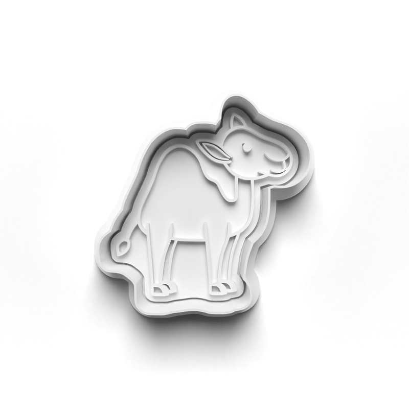 Zoo Animal & Farm Animal Cookie Cutters And Fondant Stamp