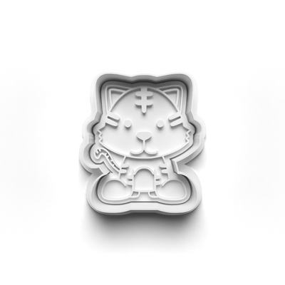 Zoo Animal & Farm Animal Cookie Cutters And Fondant Stamp