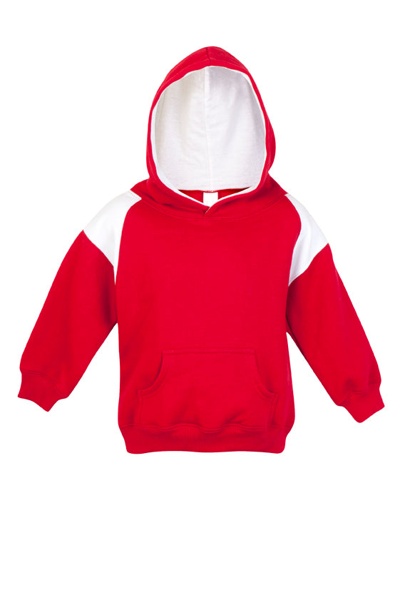 Infant Kids Shoulder Contrast Panel Hoodies     F335PP