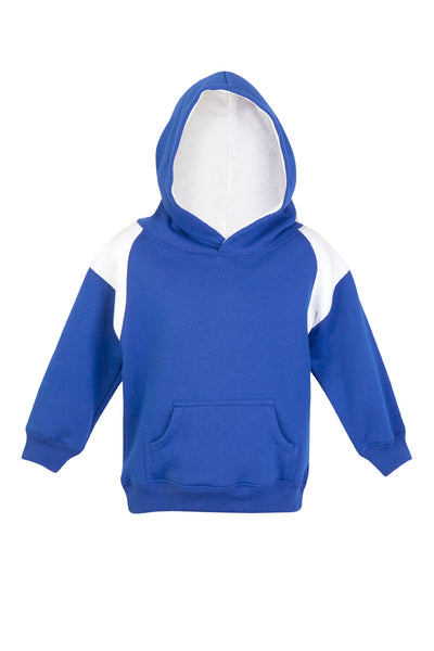 Infant Kids Shoulder Contrast Panel Hoodies     F335PP