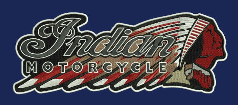 Indian Motorcycle Patches Iron on or Sew on – Warwick Screenprinting ...