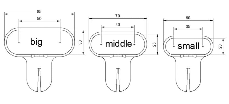 Balloon  tie size guide