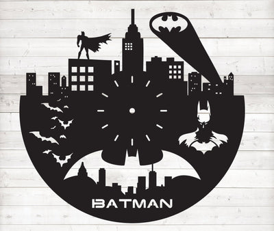 Batman Wall Clock 40cm - Warwick Screenprinting and Embroidery