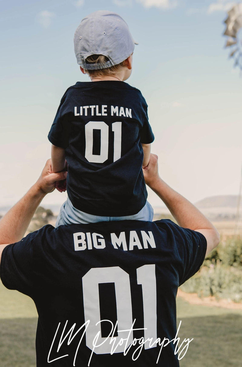 Big Man / Little Man Tshirt - Warwick Screenprinting and Embroidery