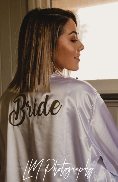 Bridal Party Robe - Warwick Screenprinting and Embroidery
