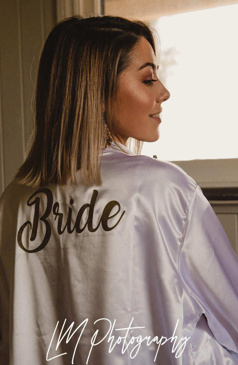 Bridal Party Robe - Warwick Screenprinting and Embroidery