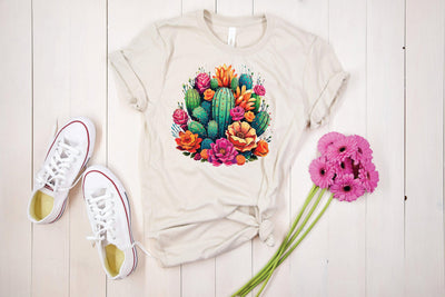Bright Cactus Graphic Tee - Warwick Screenprinting and Embroidery