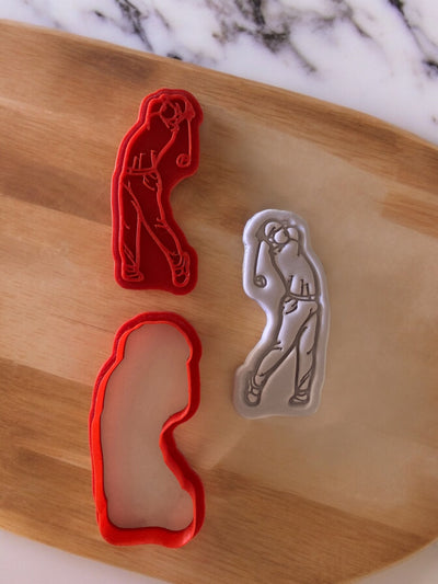 Golf Theme Cookie Cutters And Fondant Stamp