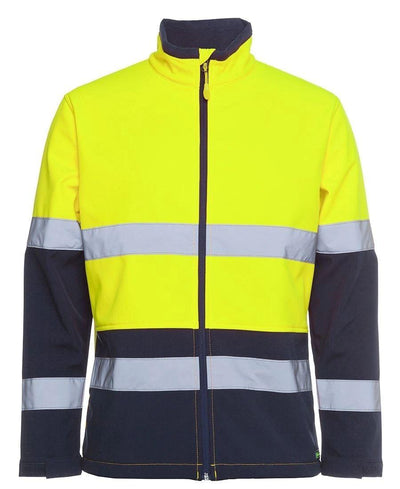Hi-Vis (D + N) Water Resistant Soft Shell Jacket 6DWJ - Warwick Screenprinting and Embroidery