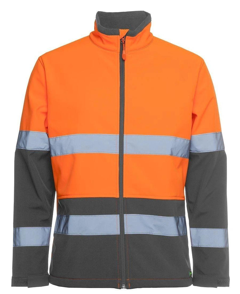 Hi-Vis (D + N) Water Resistant Soft Shell Jacket 6DWJ - Warwick Screenprinting and Embroidery