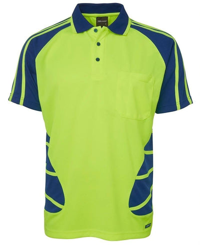 Hi-Vis S/S Spider Polo 6HSP - Warwick Screenprinting and Embroidery
