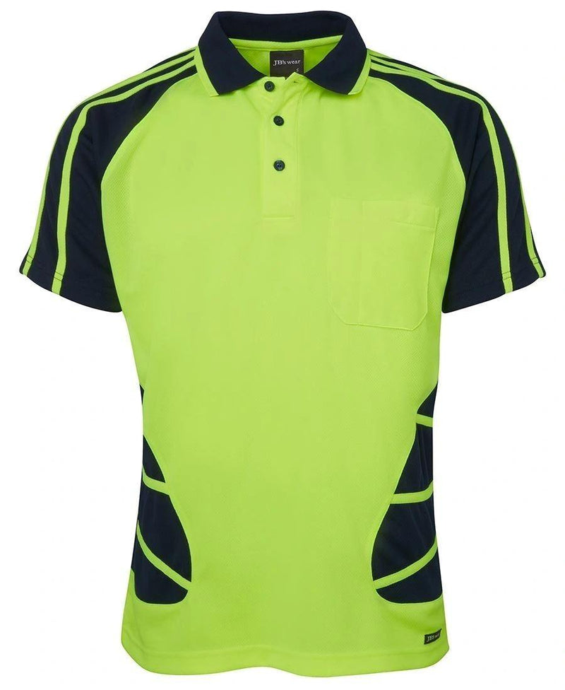Hi-Vis S/S Spider Polo 6HSP - Warwick Screenprinting and Embroidery