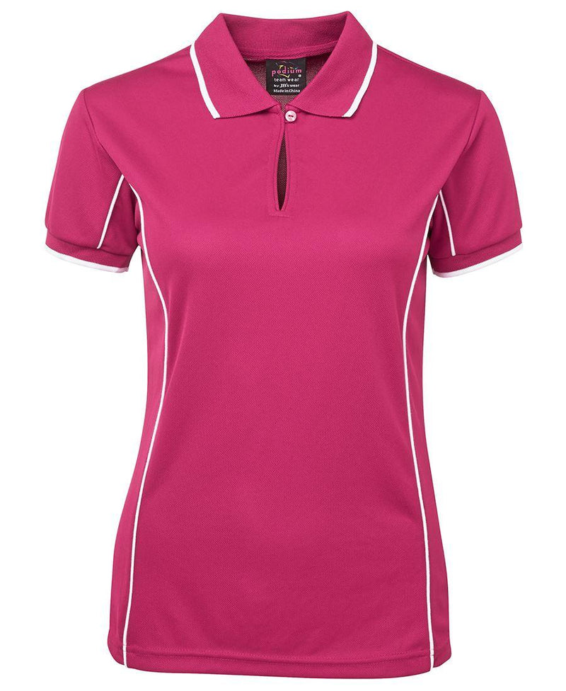 Ladies Piping Polo 7LPI - Warwick Screenprinting and Embroidery