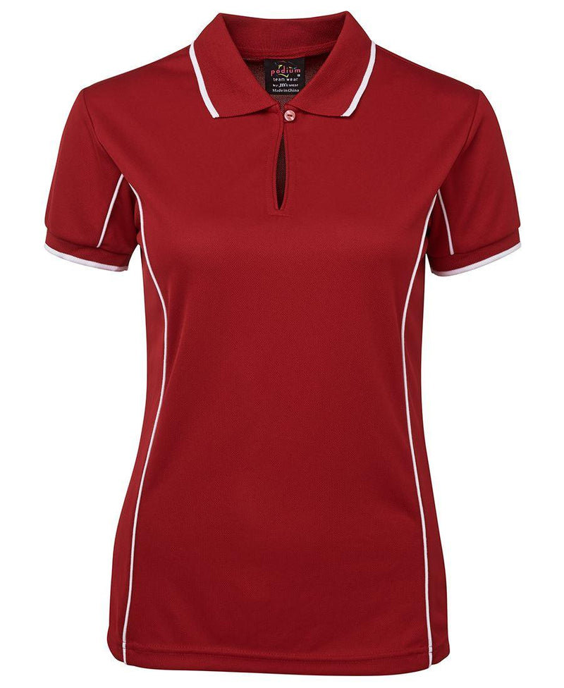 Ladies Piping Polo 7LPI - Warwick Screenprinting and Embroidery