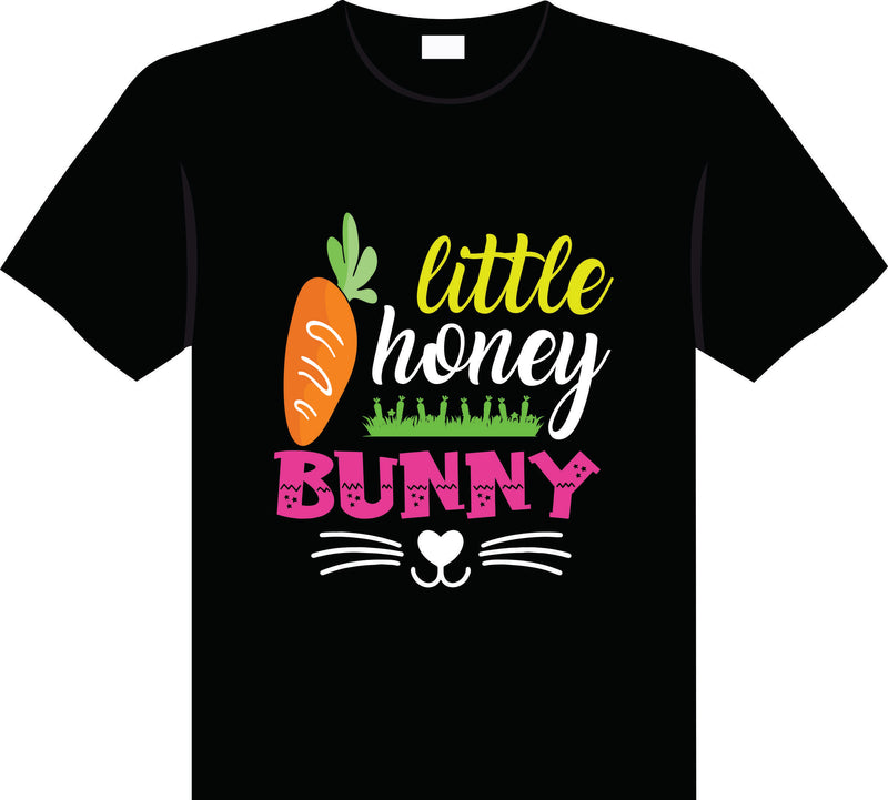 Little Honey Bunny Easter Graphic Tee T-shirt