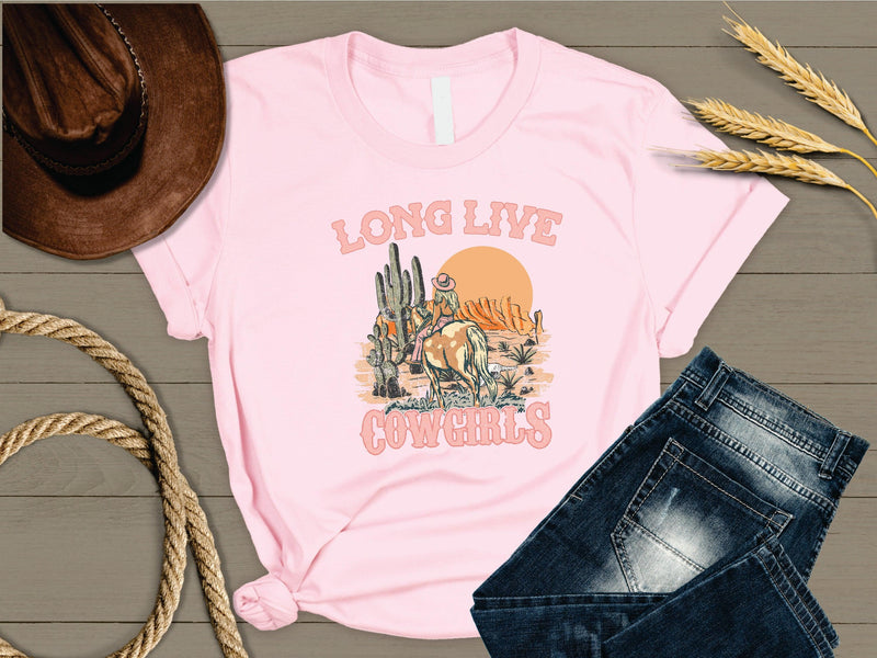 Long Live Cowgirls Graphic Tee - Warwick Screenprinting and Embroidery