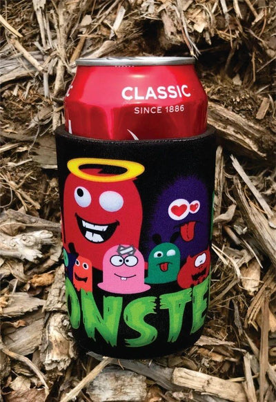 Monster Can Cooler - Warwick Screenprinting and Embroidery