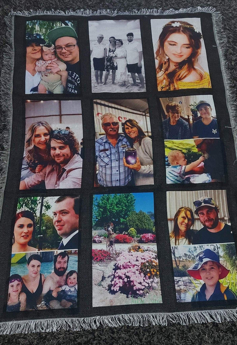 Panel Blanket With 9 Images - Warwick Screenprinting and Embroidery