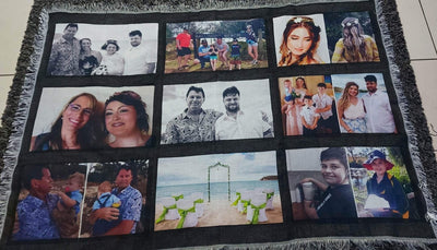 Panel Blanket With 9 Images - Warwick Screenprinting and Embroidery