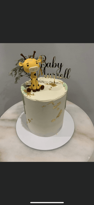 Personalised Baby Shower Cake Topper - Warwick Screenprinting and Embroidery