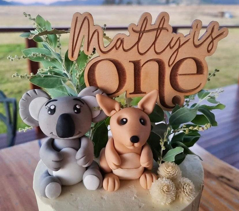 Personalised First Birthday Cake Topper - &