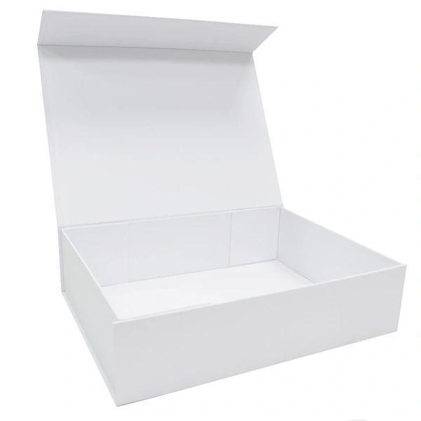 Personalised White Matte Hamper Box - Empty - Warwick Screenprinting and Embroidery