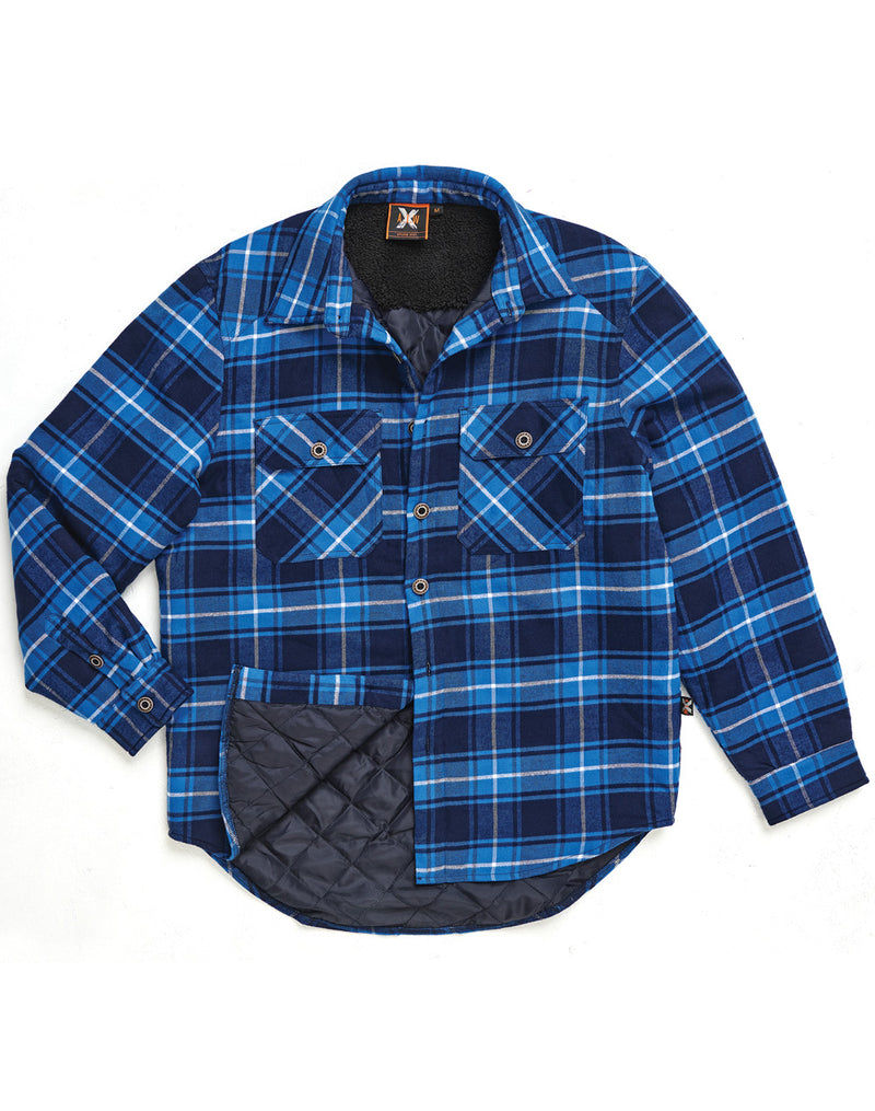 Unisex Quilted Flannelette Jacket