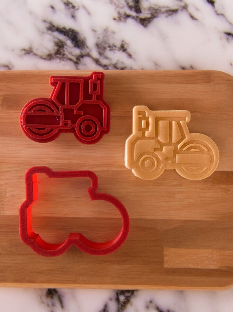 Construction Machinery Cookie Cutters And Stamp