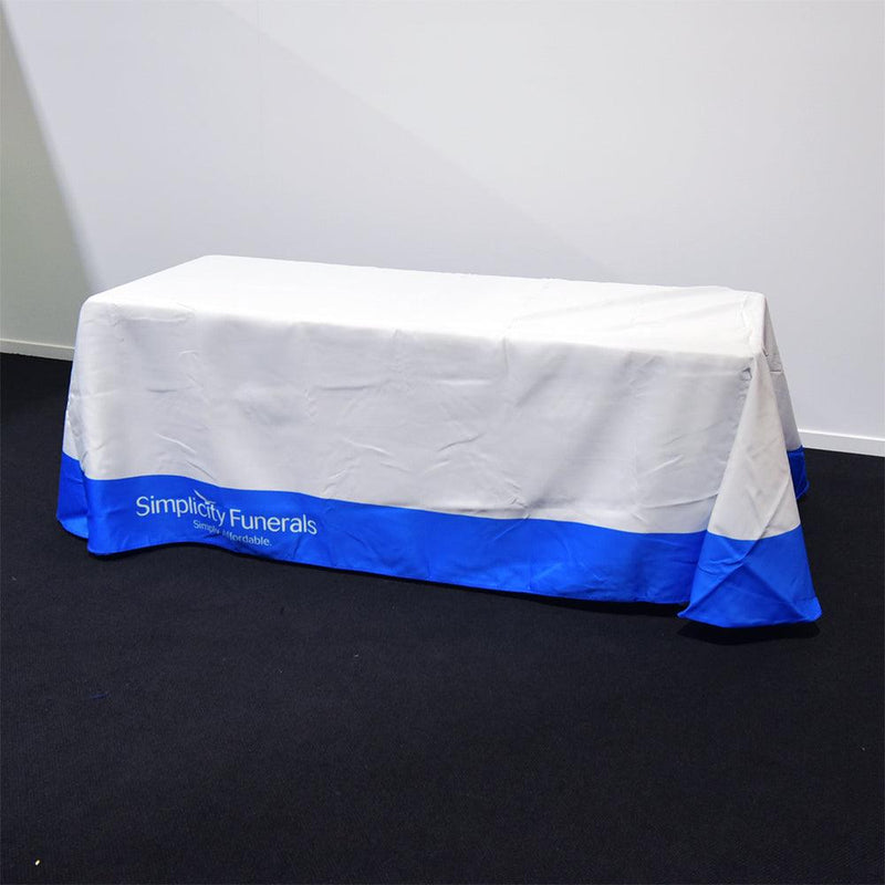 Throw style Table Cover / Table Cloth - Warwick Screenprinting and Embroidery