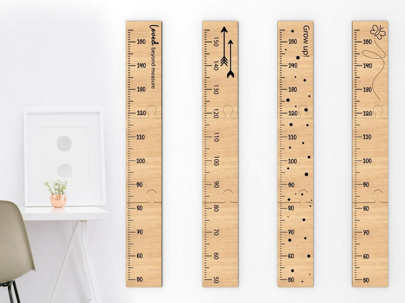 Wooden Growth Chart - Warwick Screenprinting and Embroidery