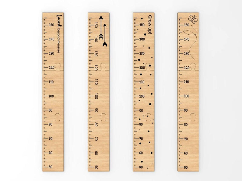 Wooden Growth Chart - Warwick Screenprinting and Embroidery